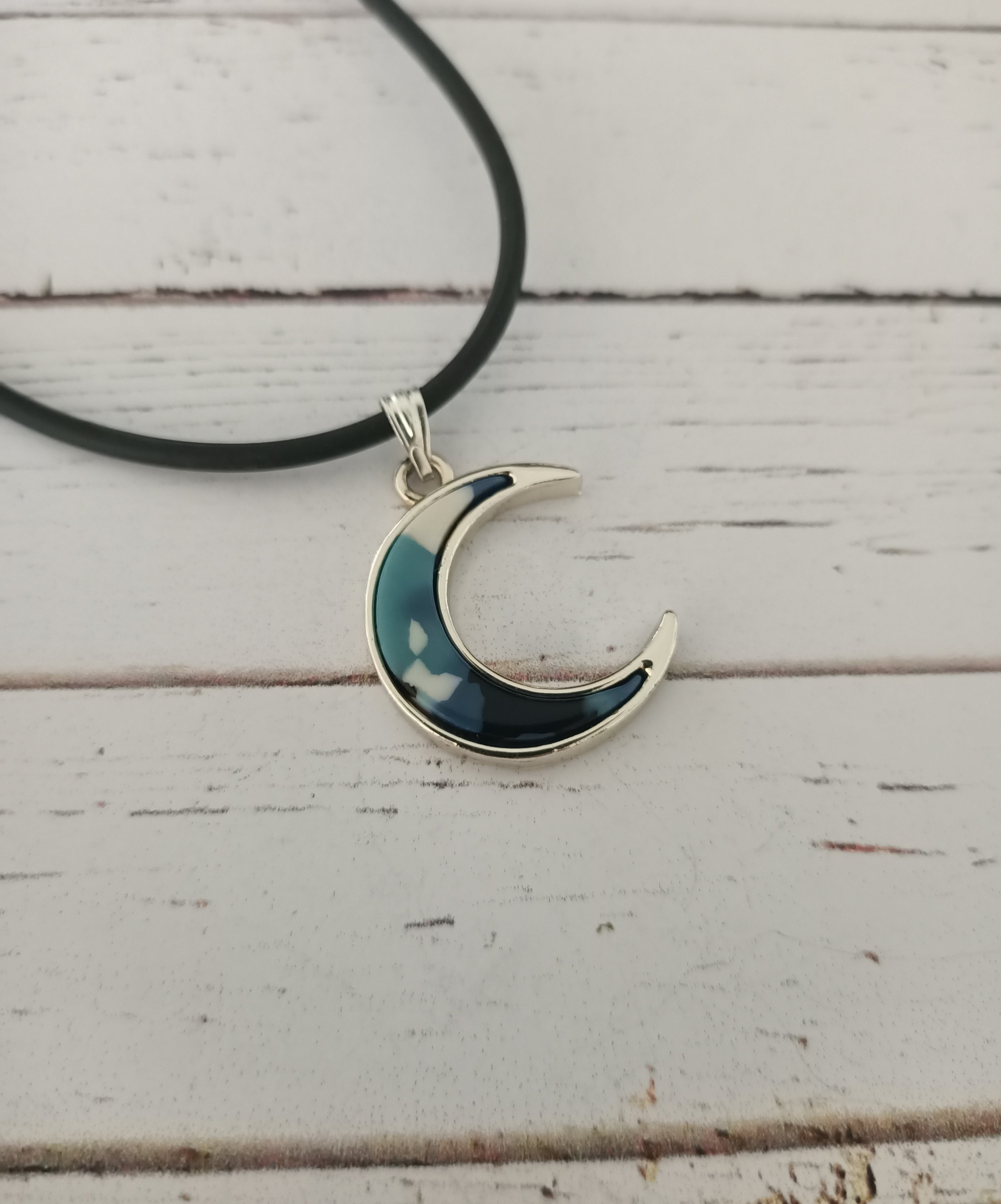 Crescent moon necklace