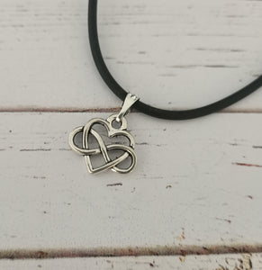 Infinity heart necklace