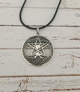 Pentagram tree of Life necklace
