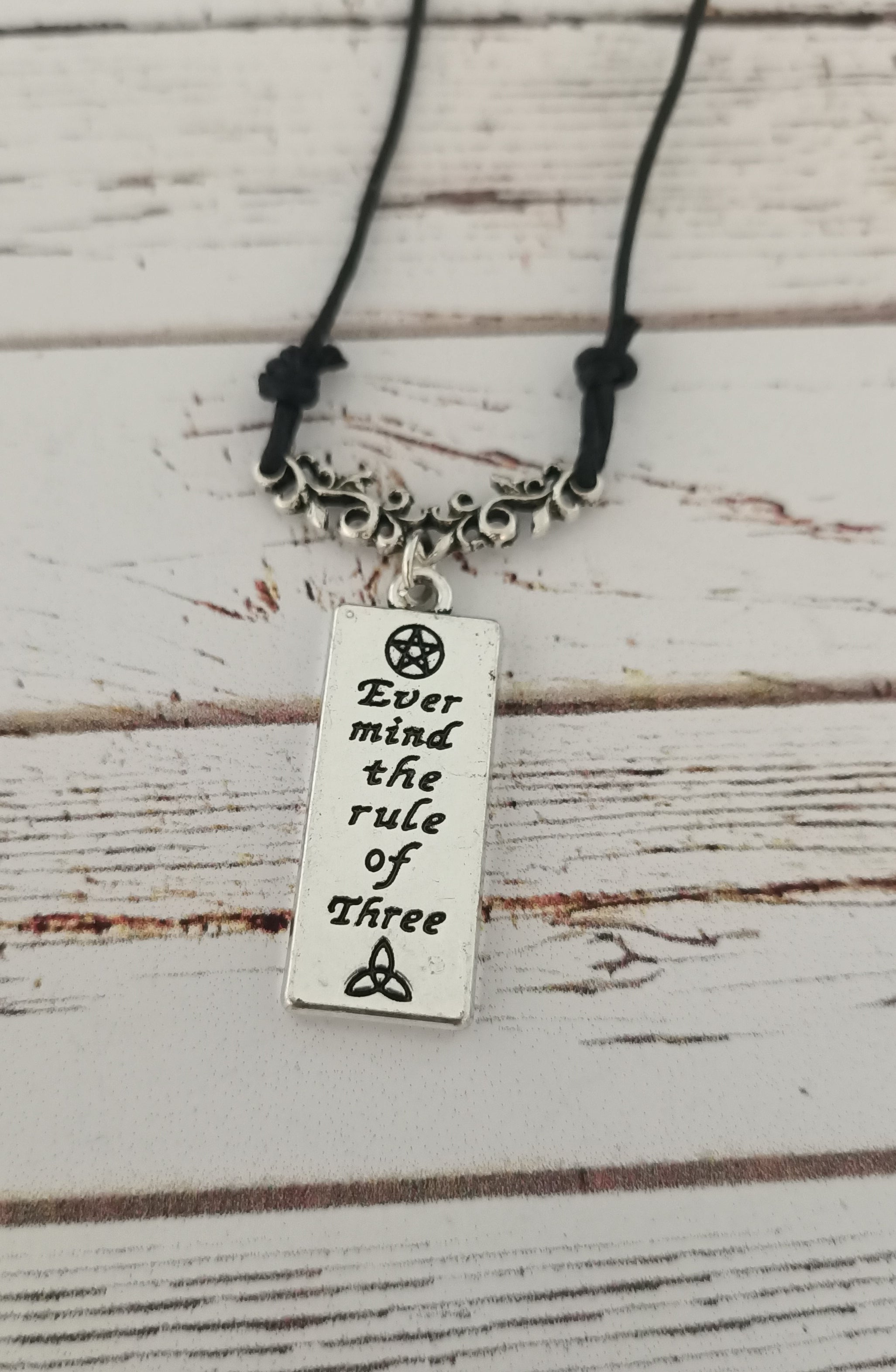 Ever mind the rule of three necklace