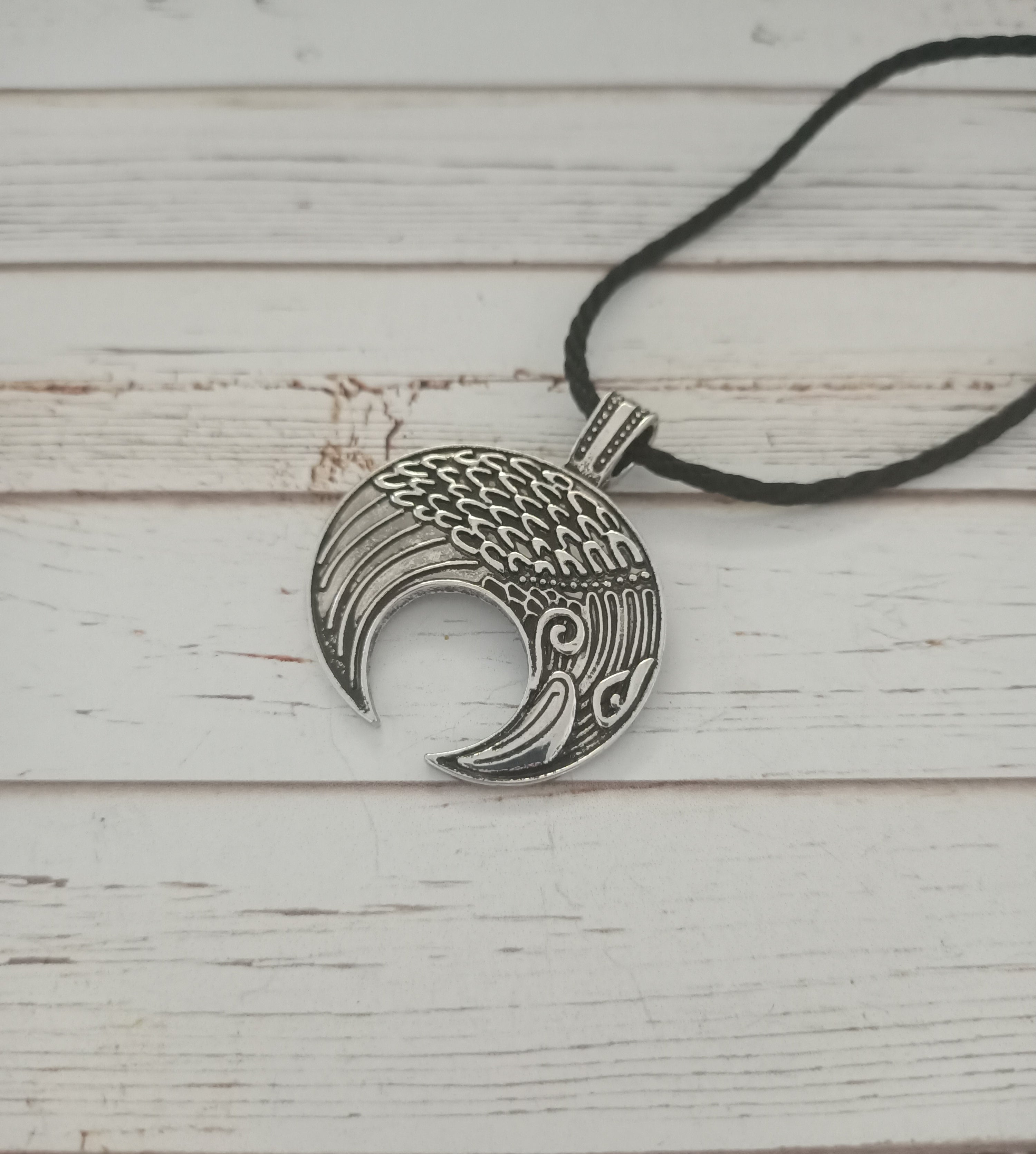 Raven necklace