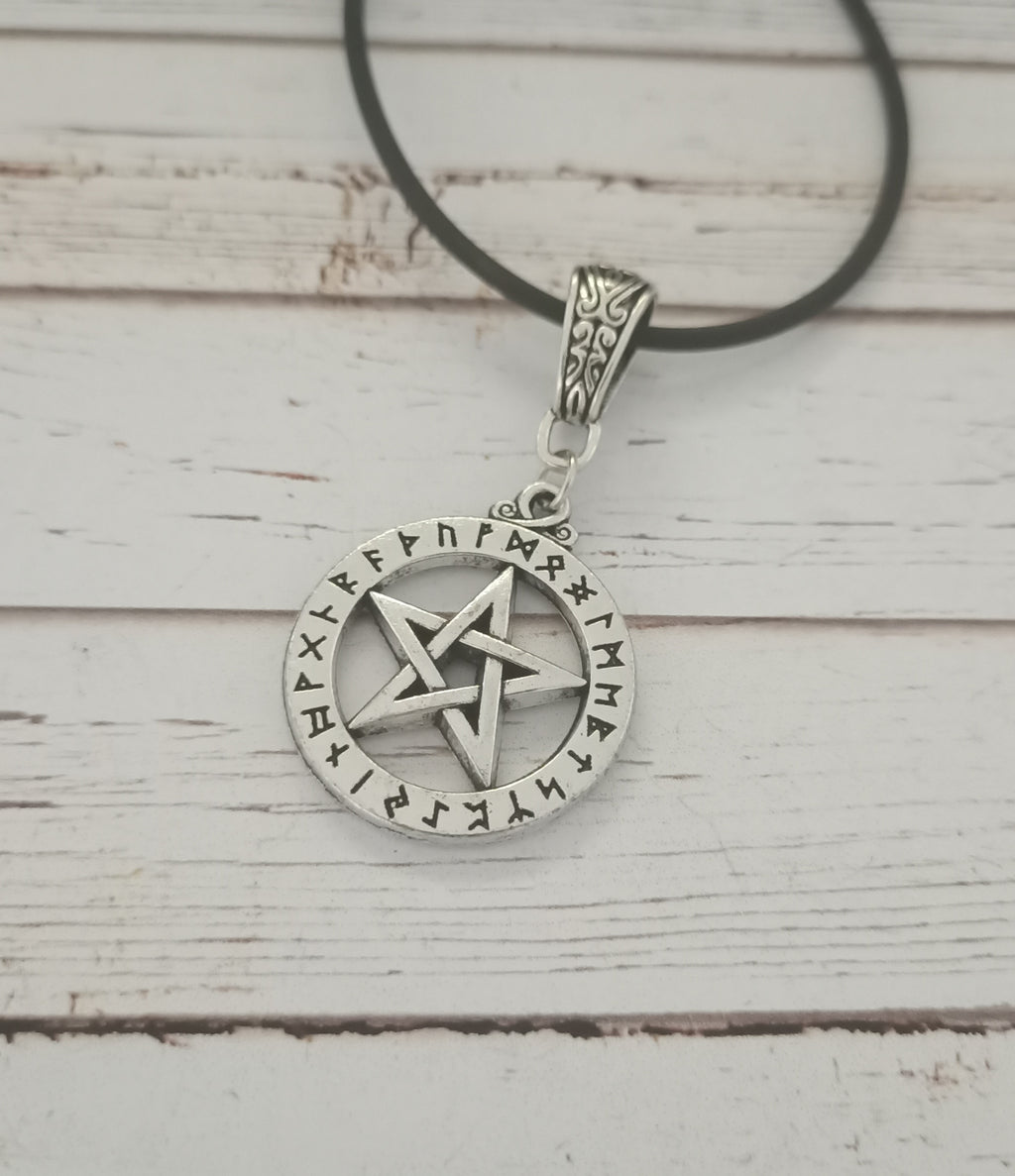 Pentagram rune necklace