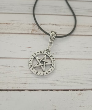 Pentagram rune necklace