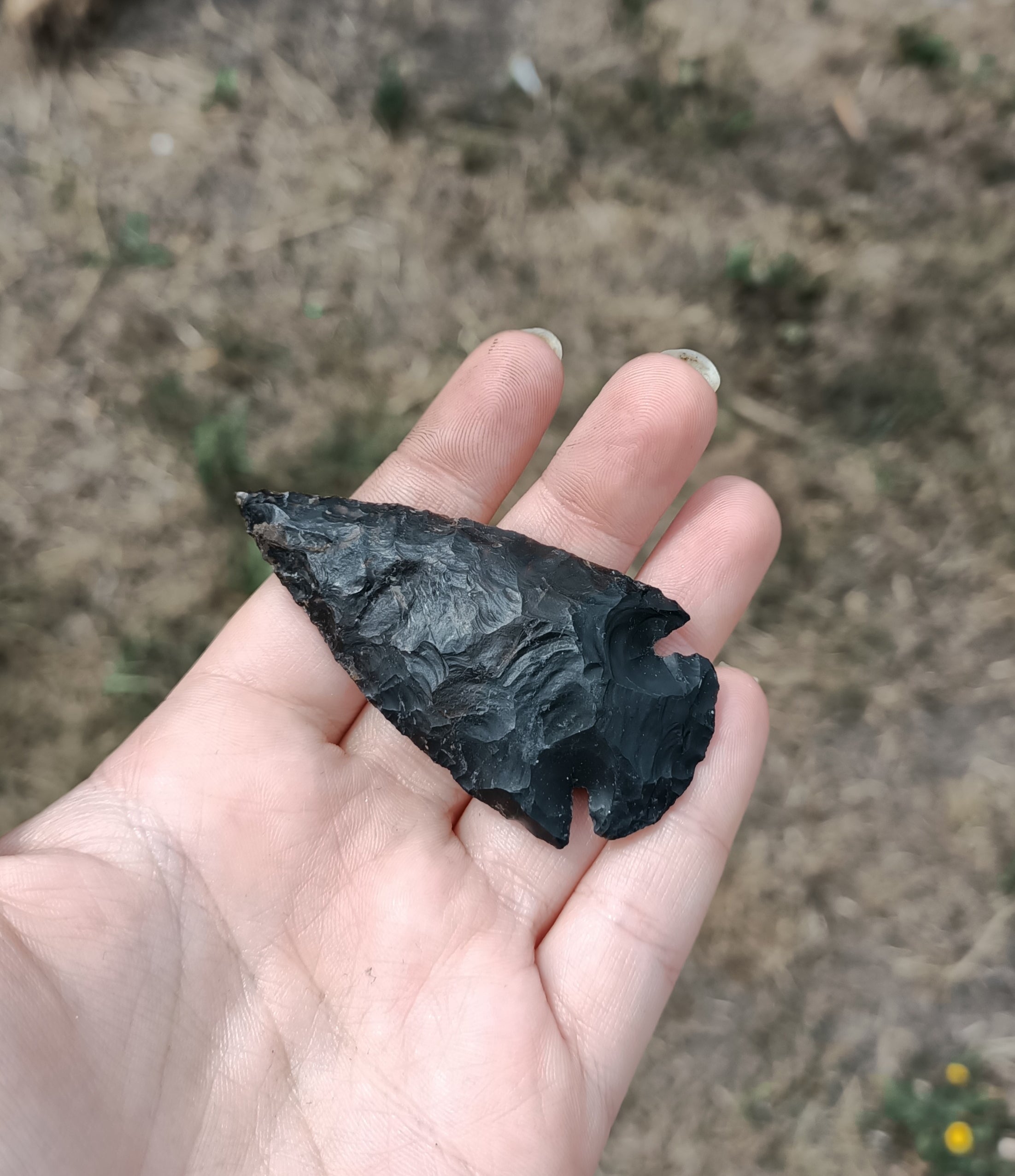 Black agate Arrow head