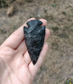 Black agate Arrow head