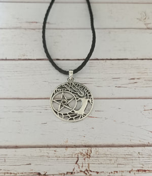 Pentagram tree of Life necklace