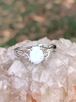 Sterling Silver Opal ring