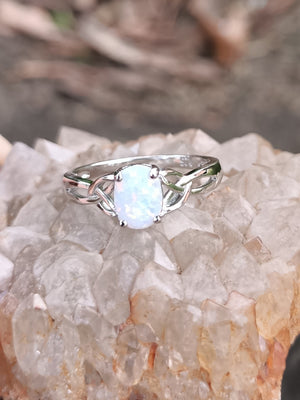 Sterling Silver Opal ring