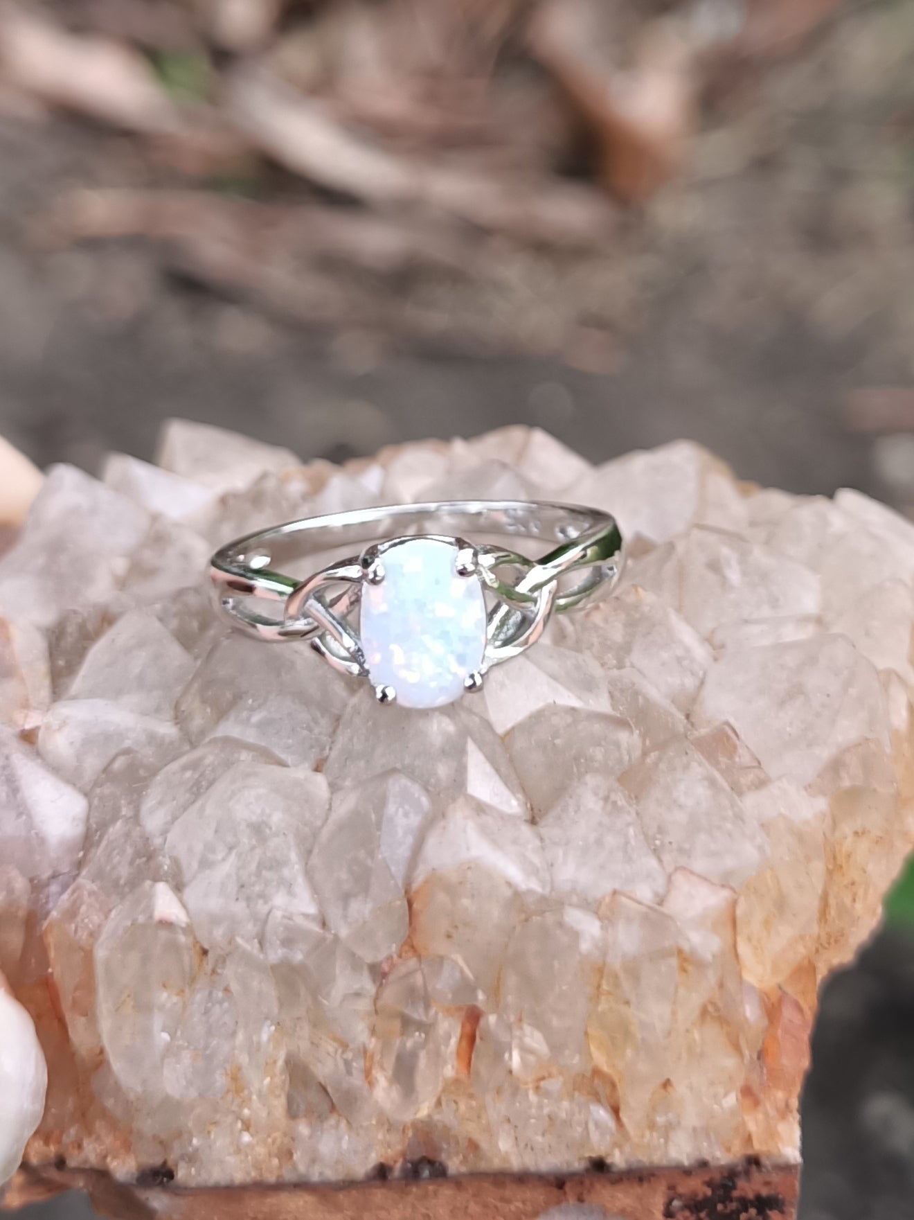 Sterling Silver Opal ring