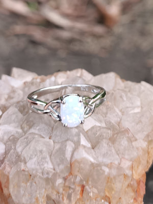 Sterling Silver Opal ring