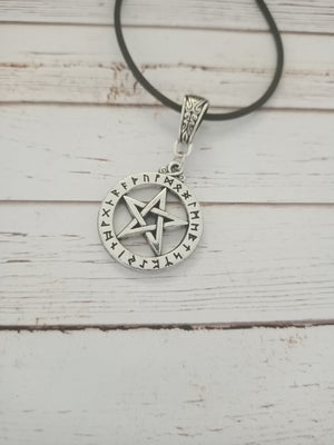 Pentagram rune necklace